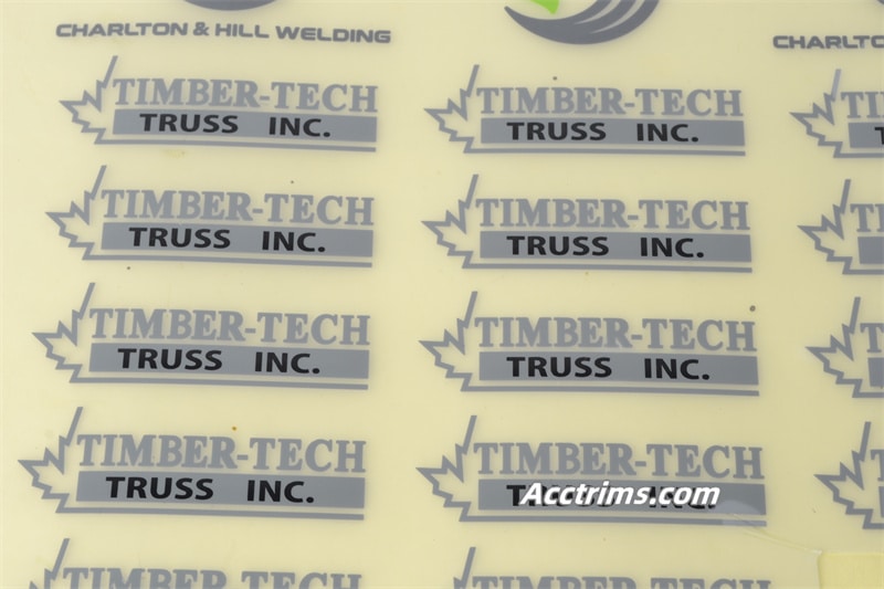 Custom silicone heat transfer labels